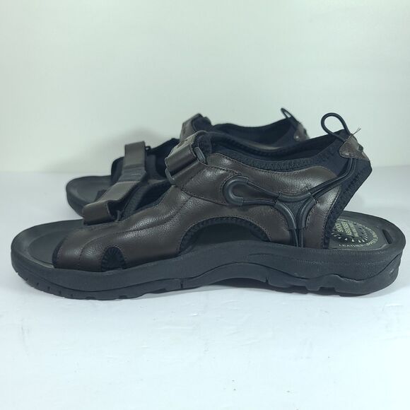 Propet Surf Walker Sandals Brown Men’s Size 14 M (D) Leather Walking Shoes M0002 main image 4